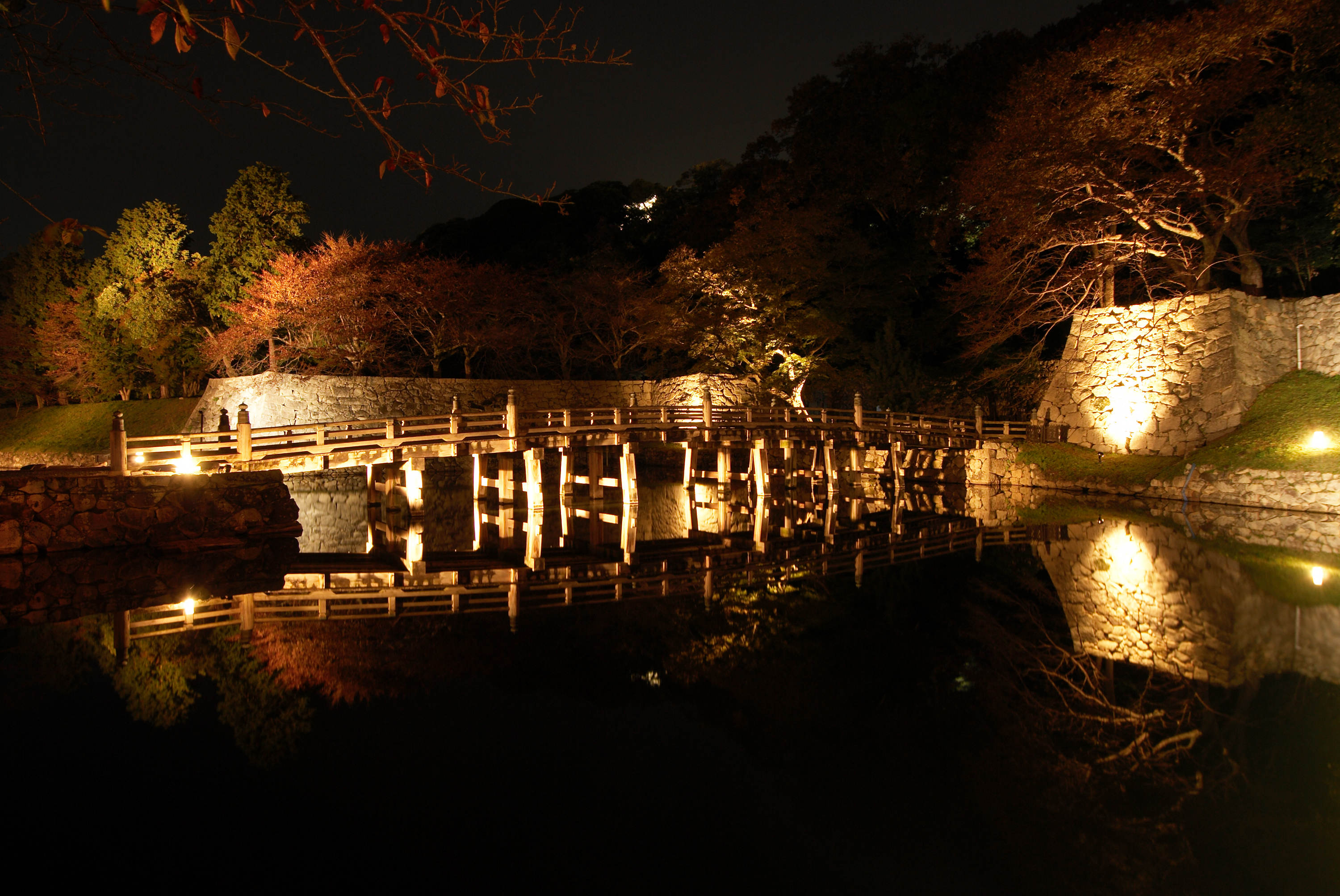 国宝 彦根城築城400年祭光の祝祭彦根城ライトアップ ひこね夢灯路 Uchihara Creative Lighting Design Inc